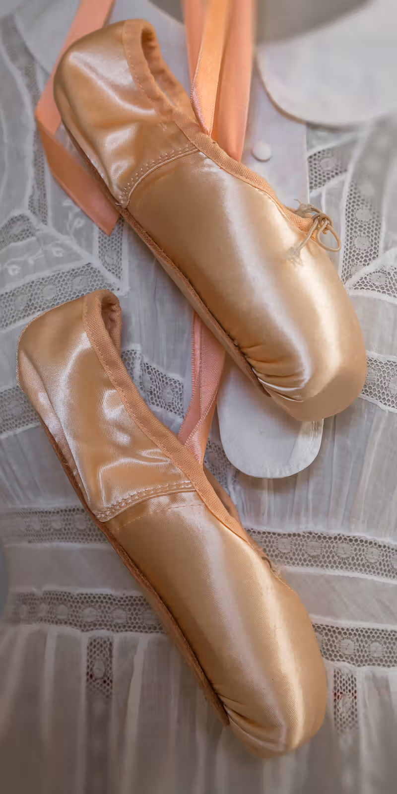 Roze balletschoenen
