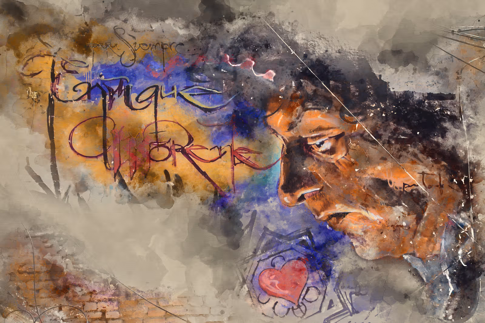 Graffitiportret